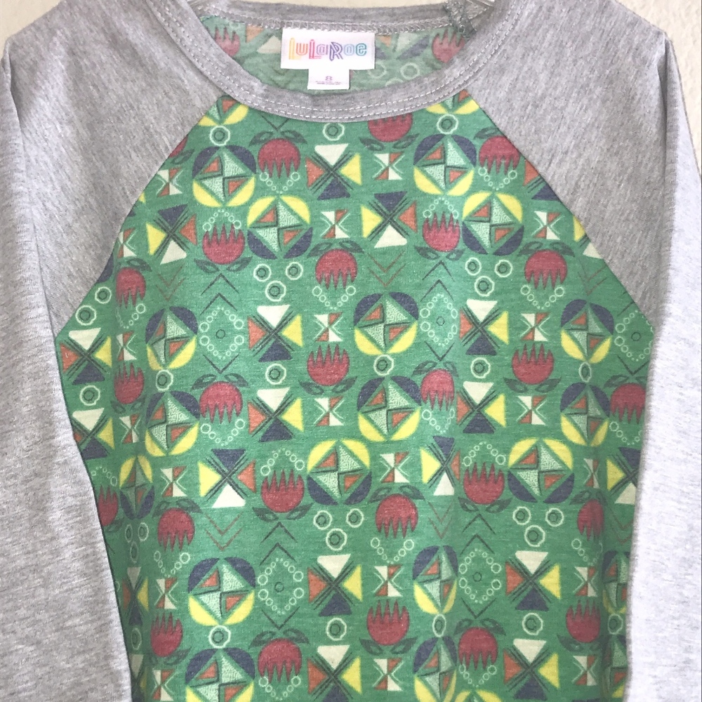 LuLaRoe Sloan Kids Top New With Tags Size 8 009